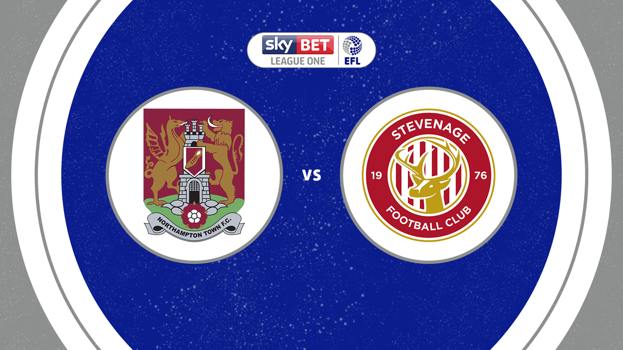 Northampton Town vs Stevenage poster