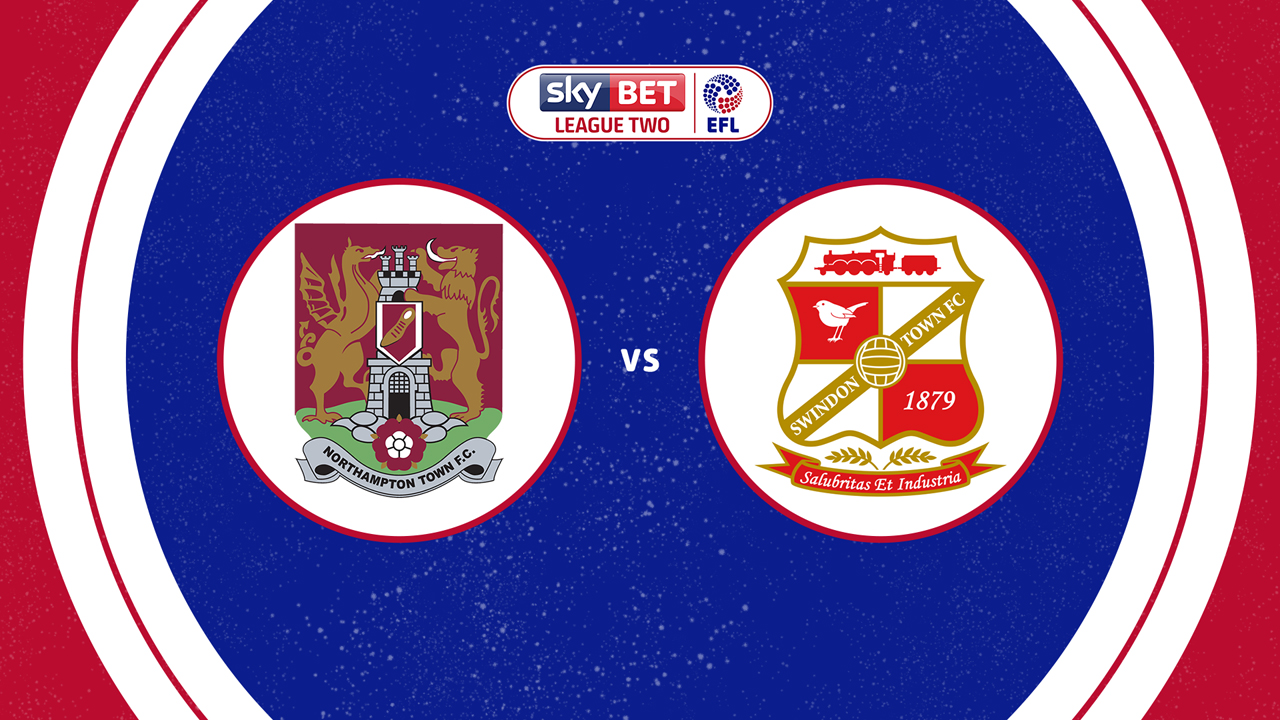 Northampton Town vs Swindon Town poster