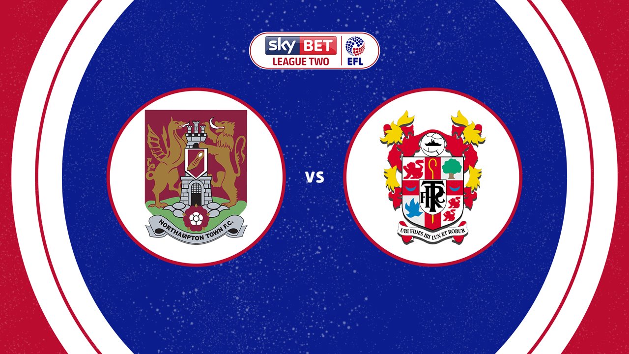 Northampton Town vs Tranmere Rovers poster