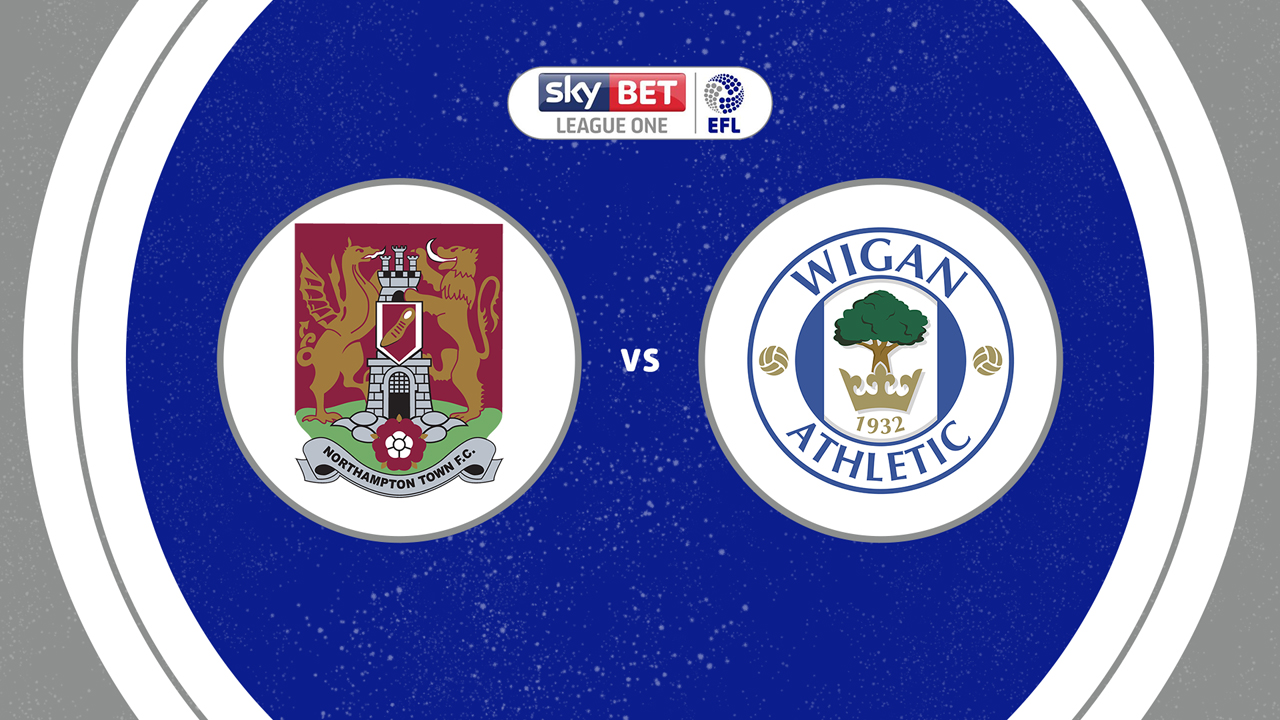 Northampton Town vs Wigan Athletic poster