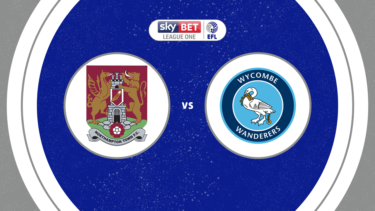 Northampton Town vs Wycombe Wanderers poster