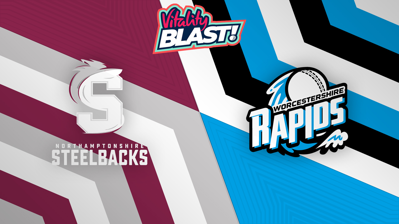 Northants Steelbacks vs Worcestershire Rapids poster