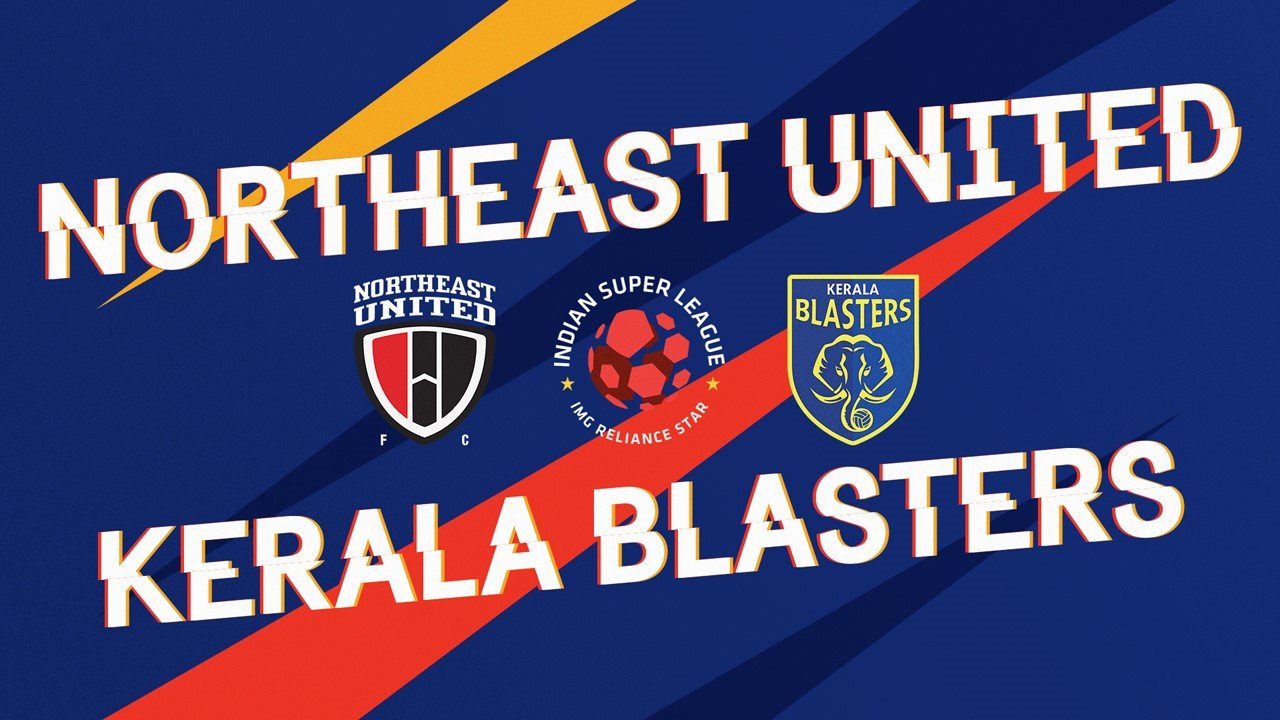 NorthEast United vs Kerala Blasters poster