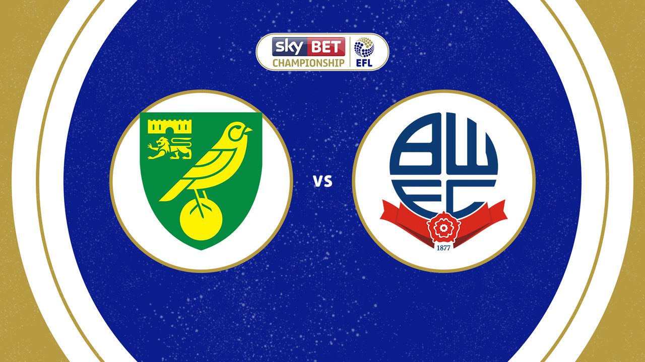 Norwich City vs Bolton Wanderers poster