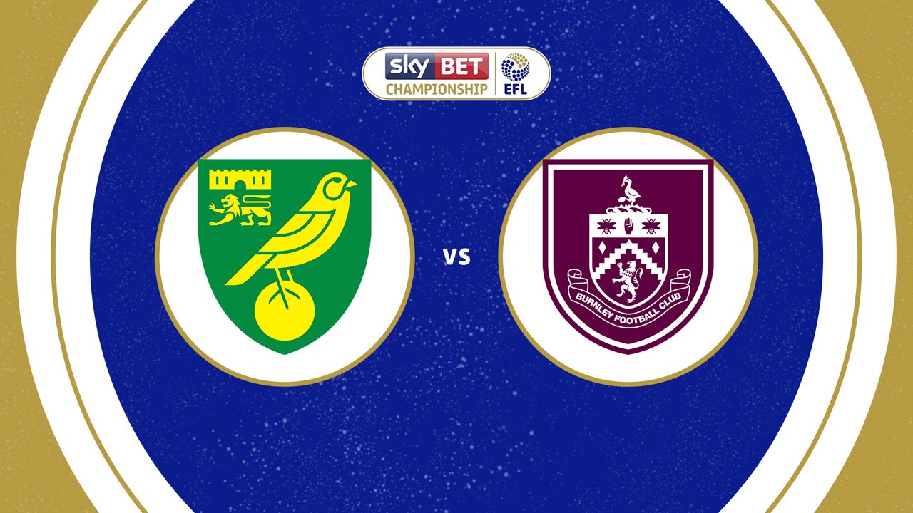 Norwich City vs Burnley poster