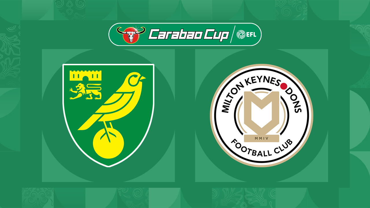 Norwich City vs Milton Keynes Dons poster