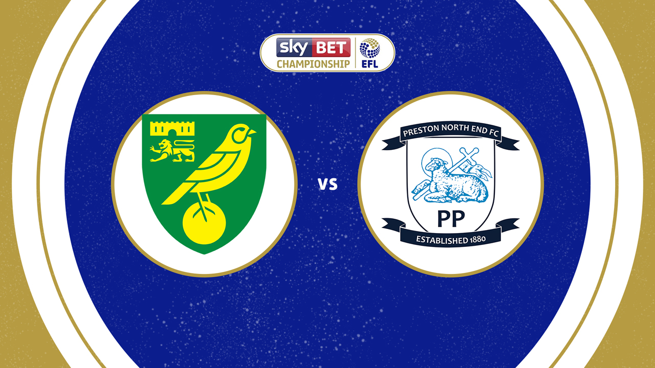 Norwich City vs Preston North End poster