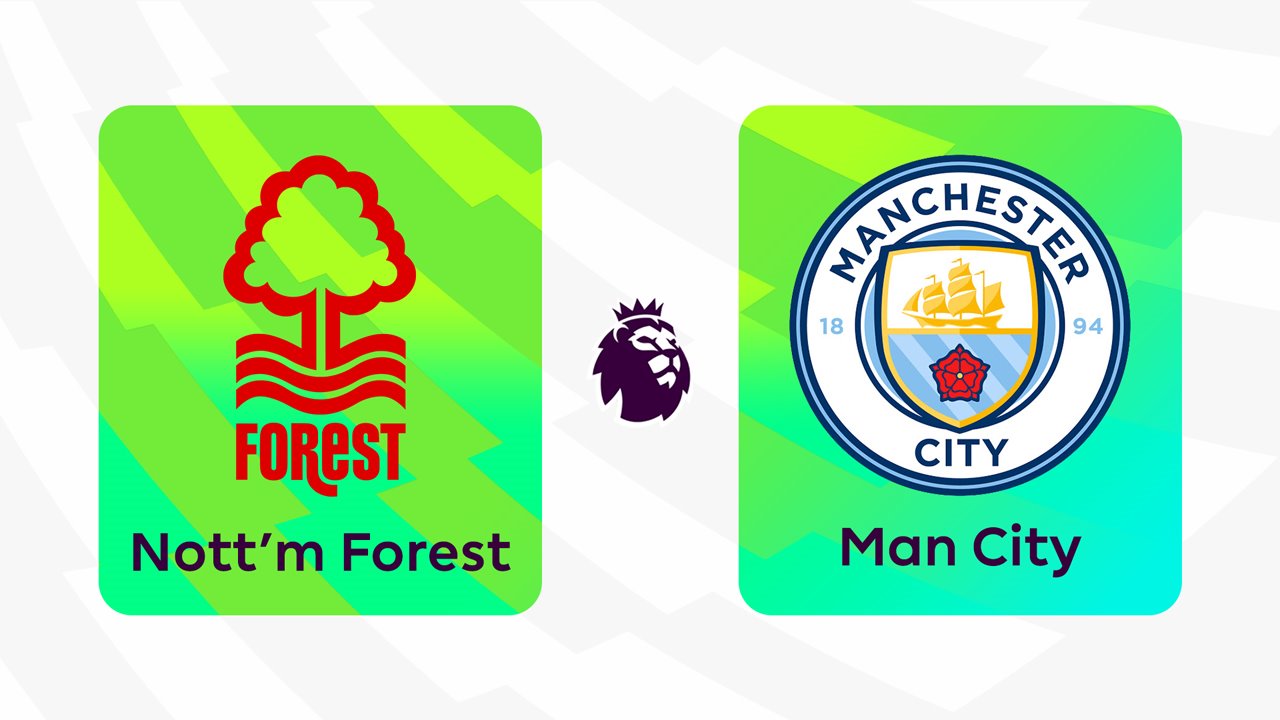Nottingham Forest vs Manchester City poster