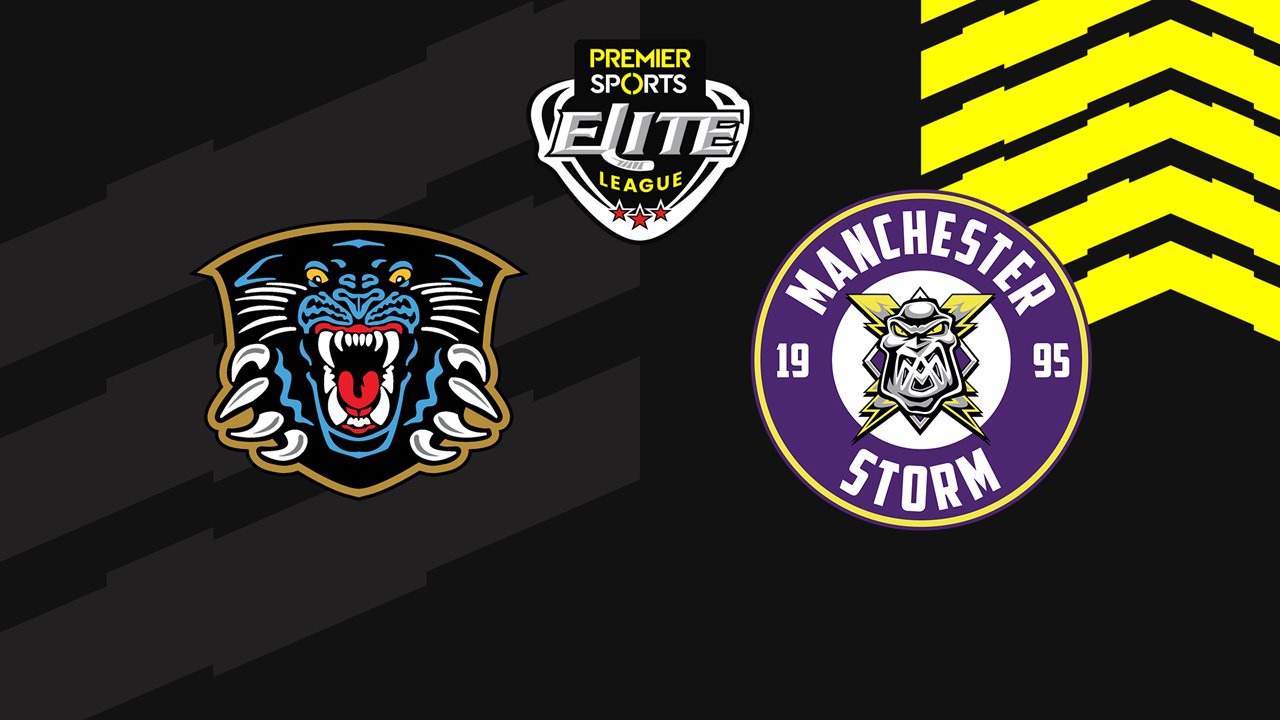 Nottingham Panthers vs Manchester Storm poster