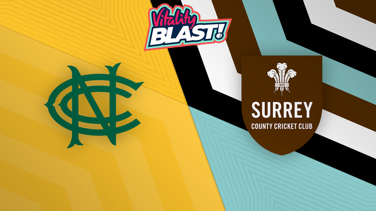 Notts Outlaws vs Surrey t20 poster