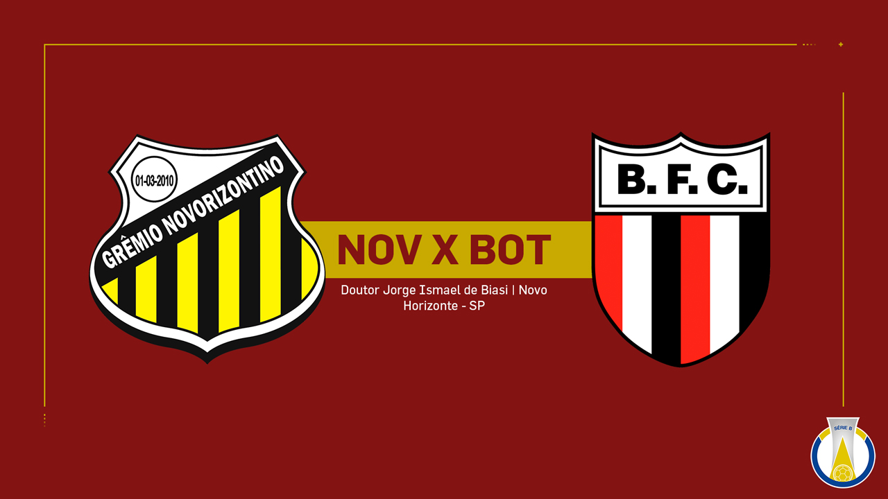 Novorizontino vs Botafogo-SP poster