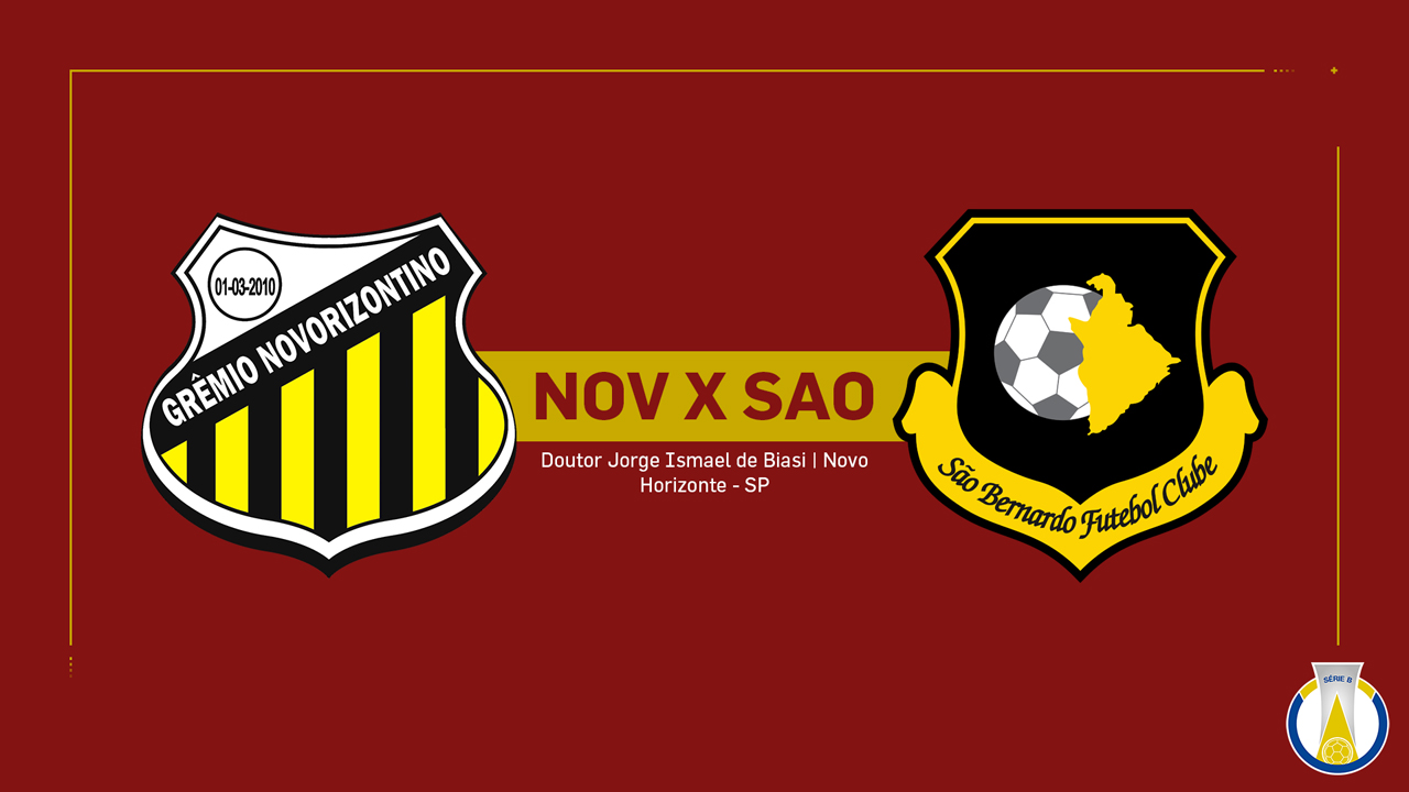 Novorizontino vs São Bernardo poster