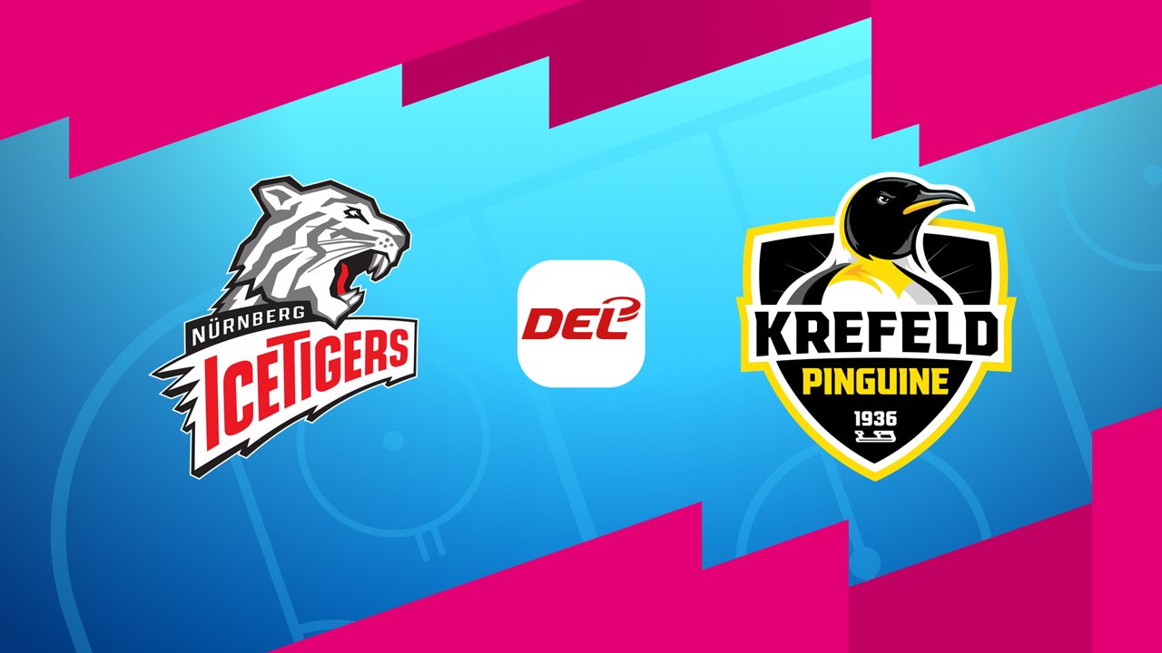Nürnberg Ice Tigers vs Krefeld Pinguine poster