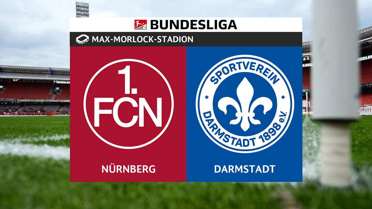Nürnberg vs Darmstadt poster