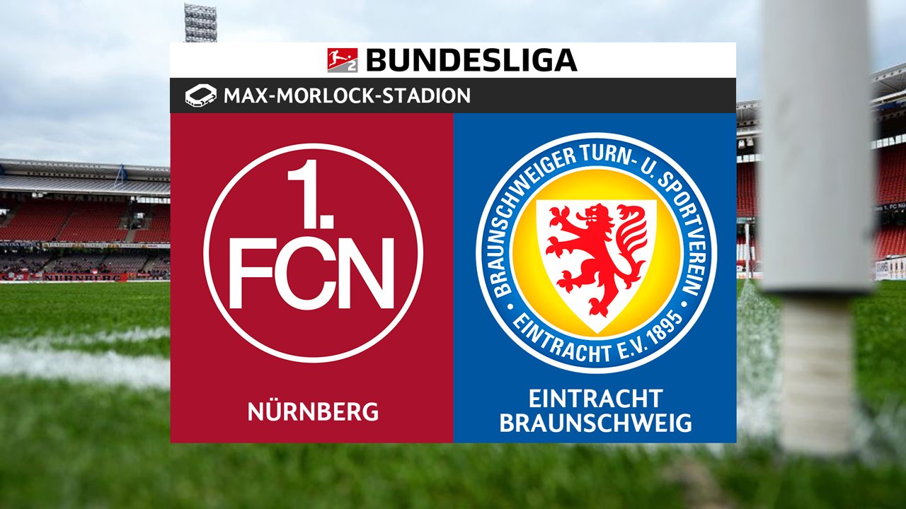 Nürnberg vs Eintracht Braunschweig poster
