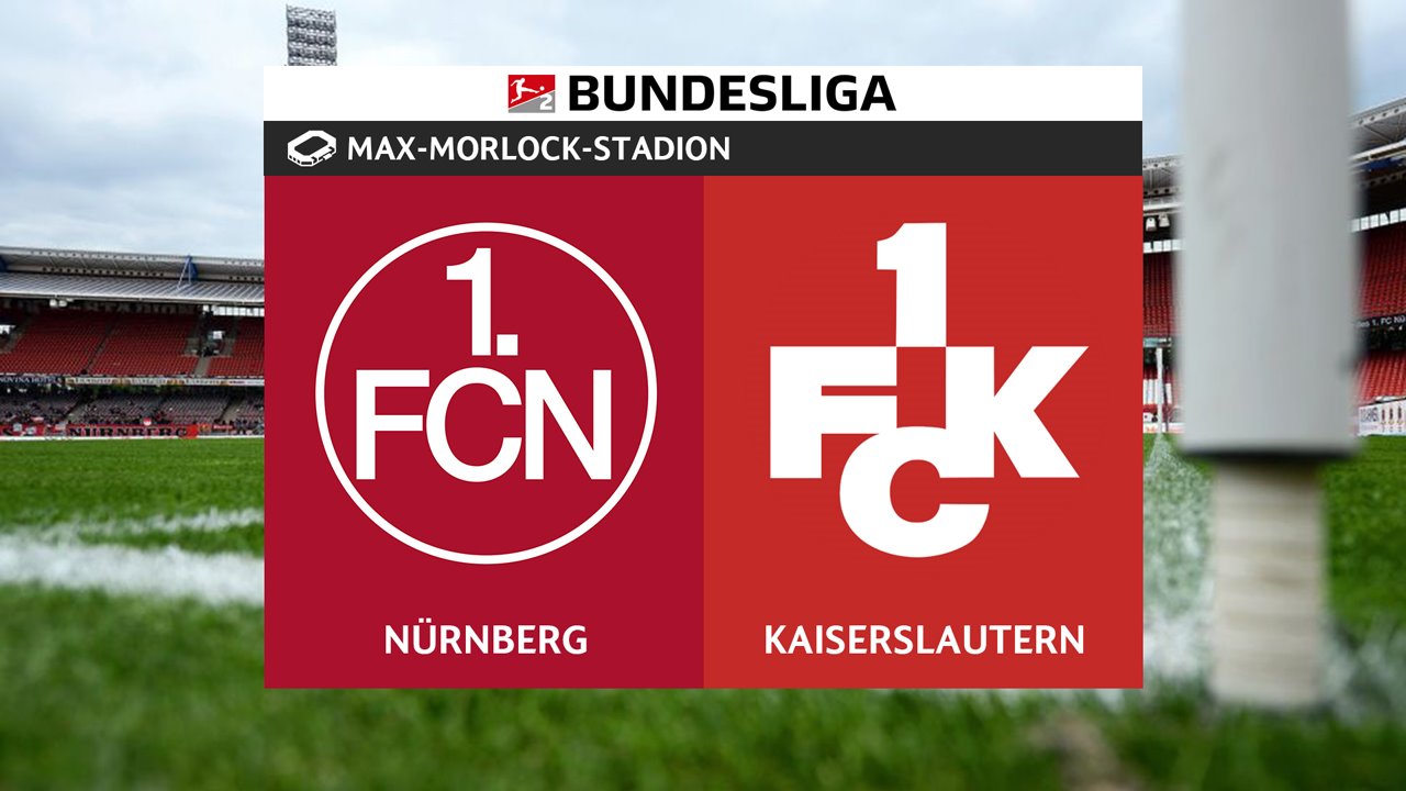 Nürnberg vs Kaiserslautern poster