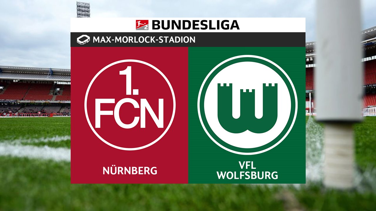 Nürnberg vs Wolfsburg poster