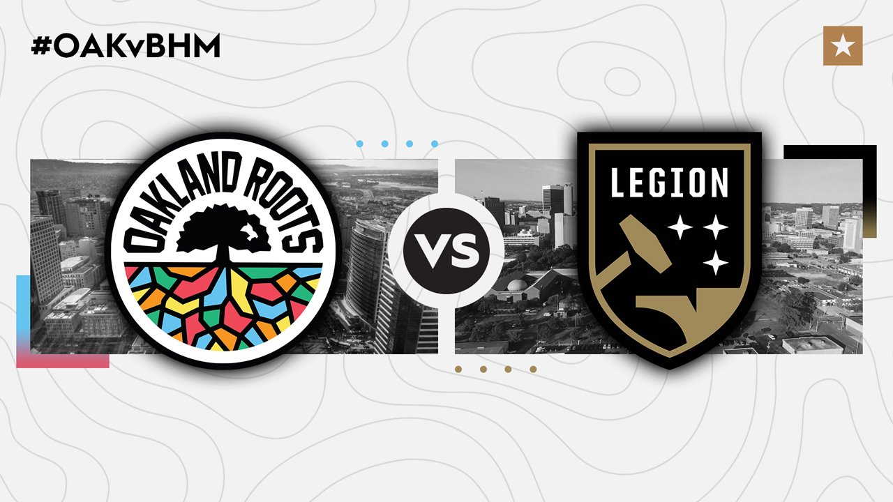 Oakland Roots vs Birmingham Legion poster