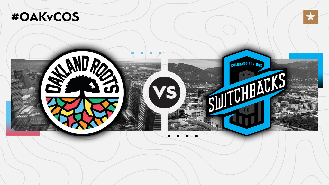Oakland Roots vs Colorado Springs Switchbacks poster