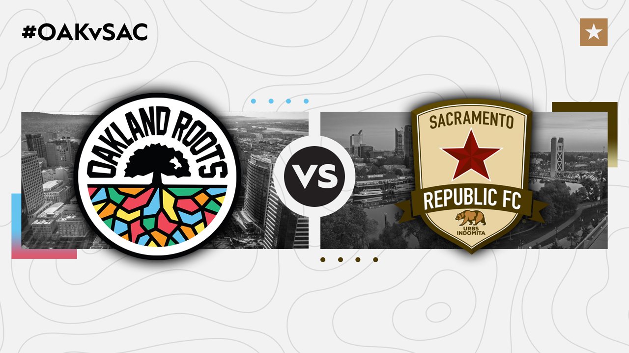 Oakland Roots vs Sacramento Republic poster