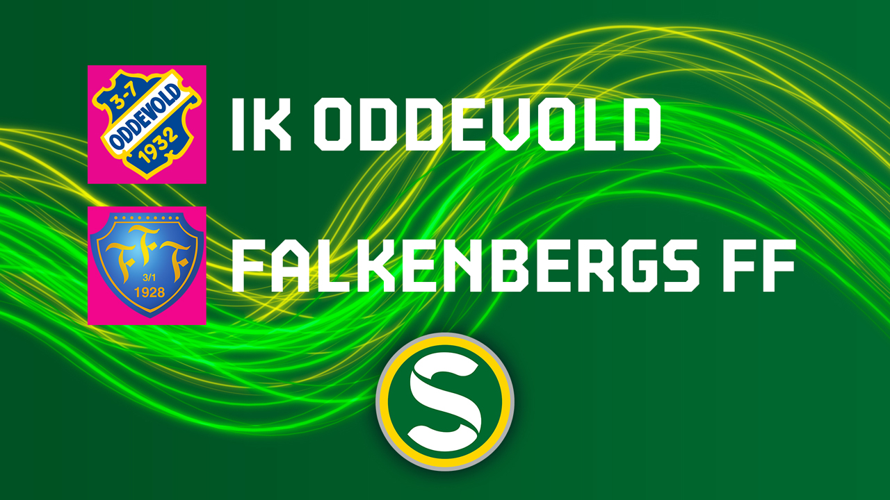 Oddevold vs Falkenberg poster
