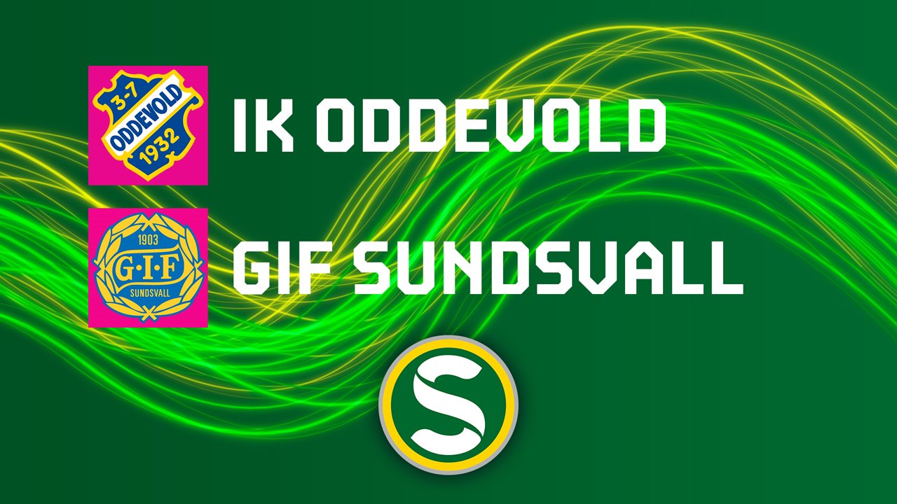 Oddevold vs Sundsvall poster
