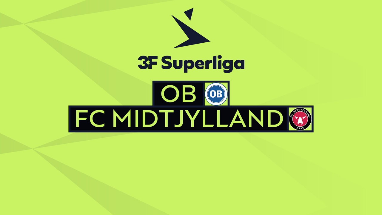 Odense BK vs FC Midtjylland poster