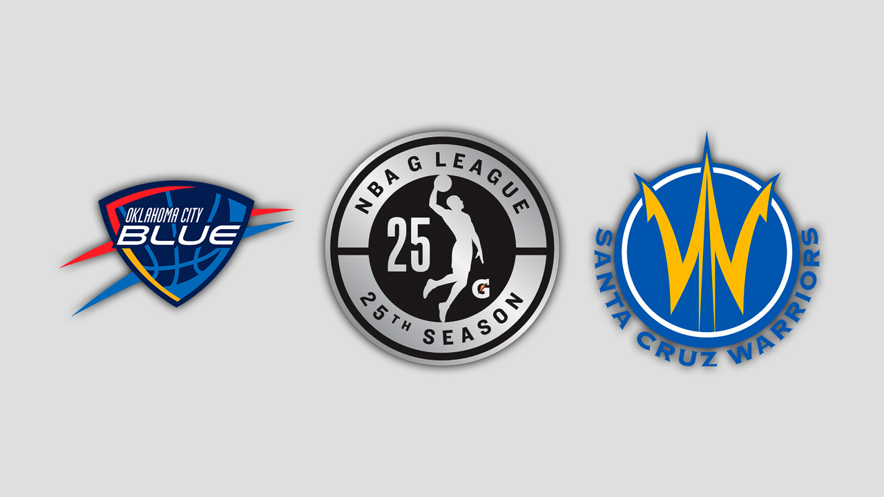 Oklahoma City Blue vs Santa Cruz Warriors poster