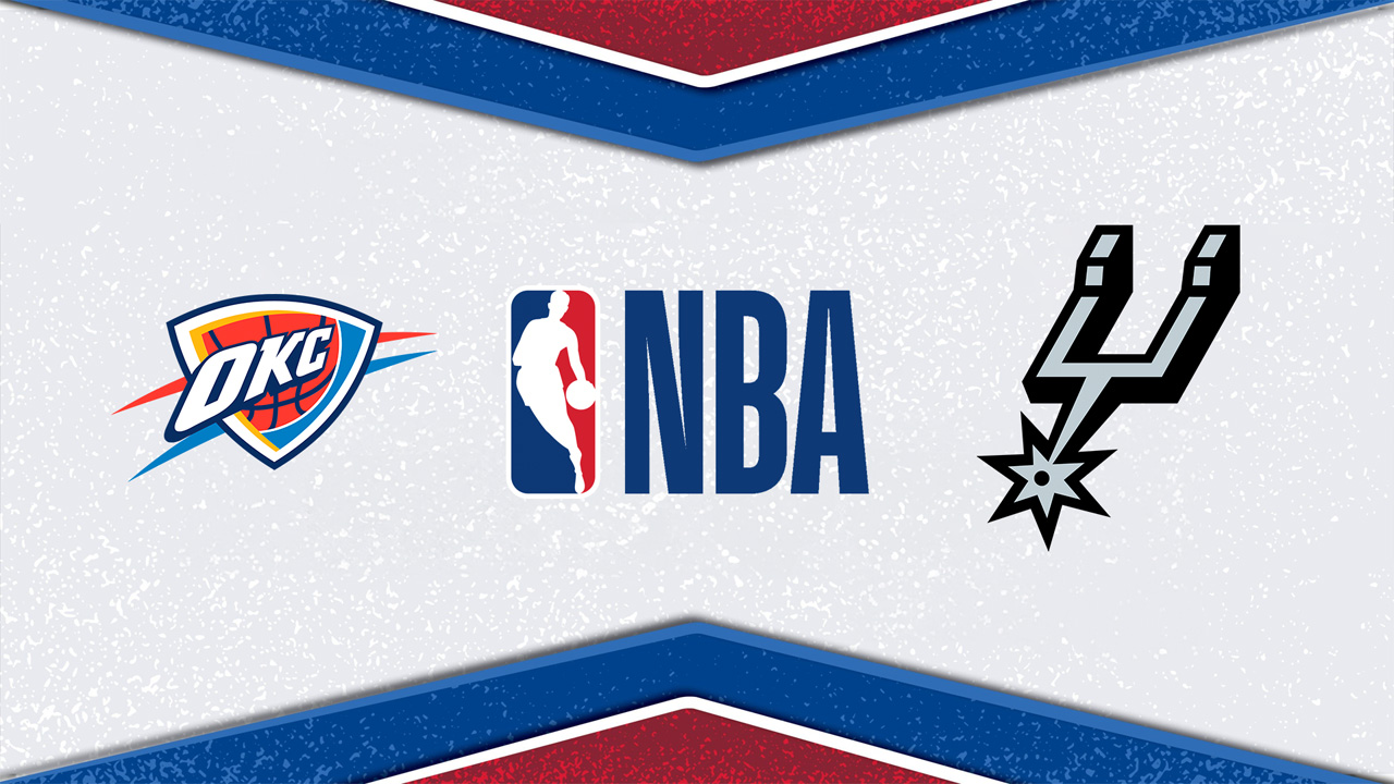 Oklahoma City Thunder vs San Antonio Spurs poster