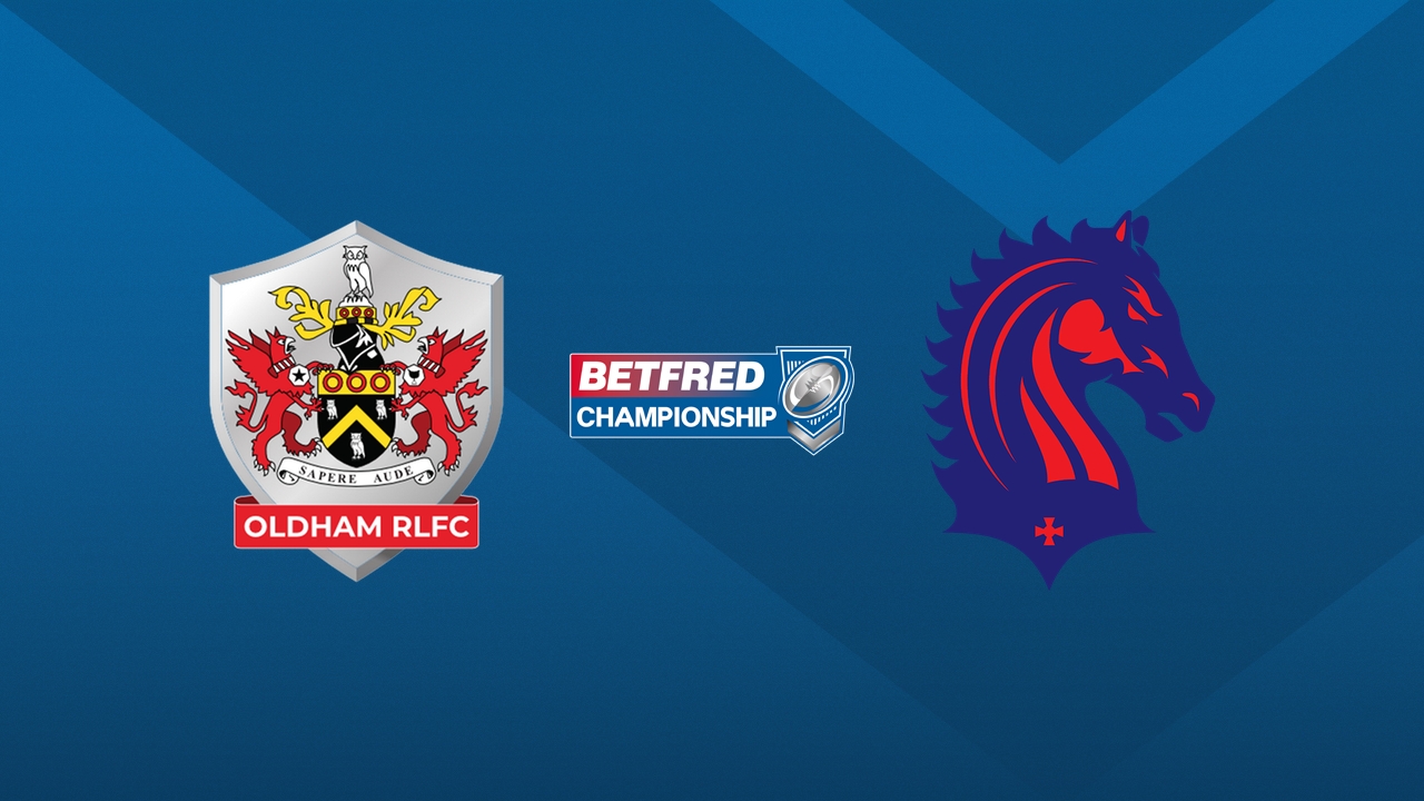 Oldham RLFC vs London Broncos poster
