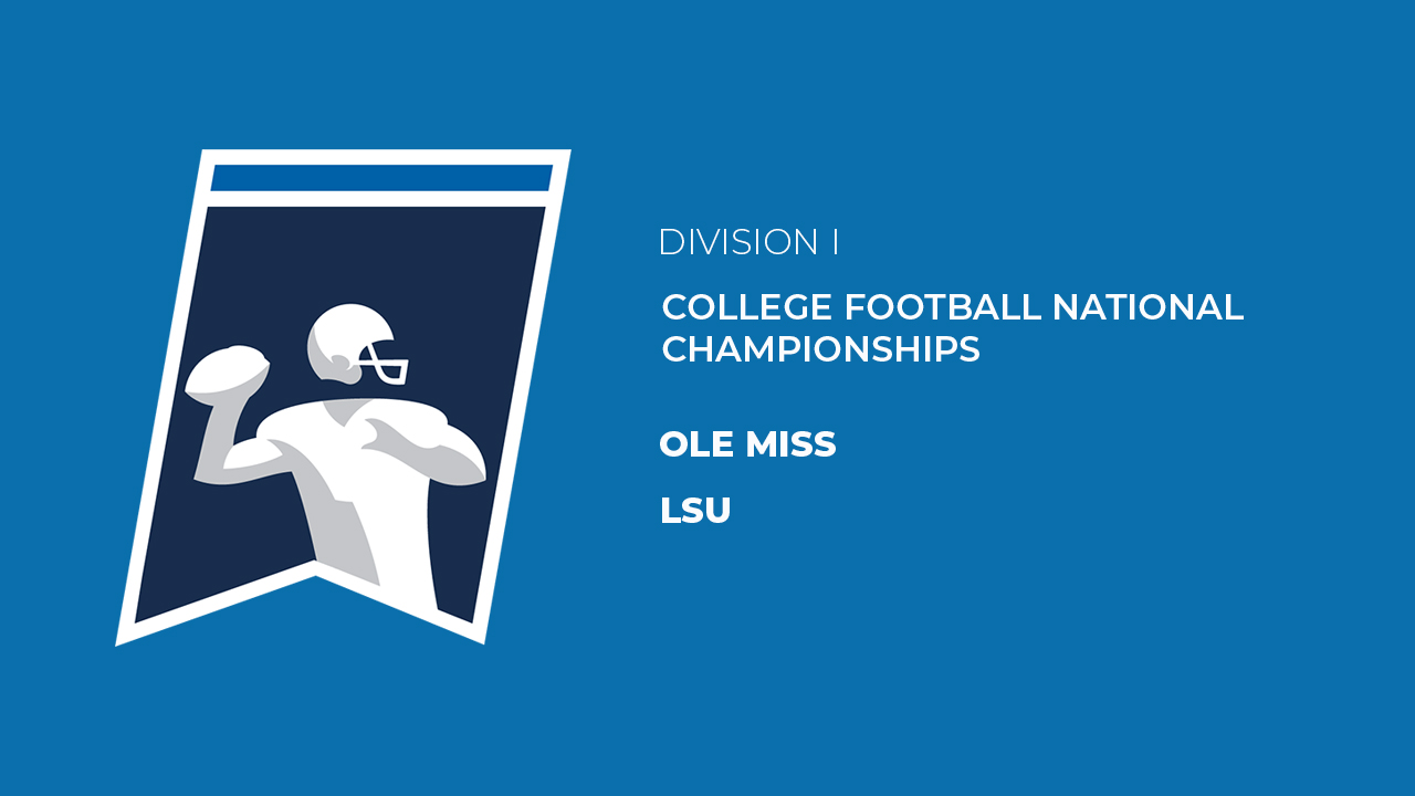 Ole Miss vs LSU poster
