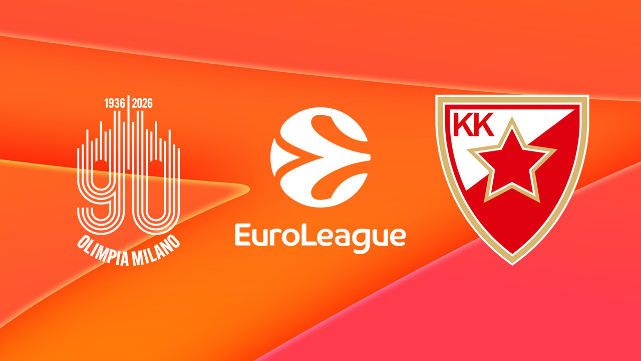 Olimpia Milano vs KK Crvena zvezda poster