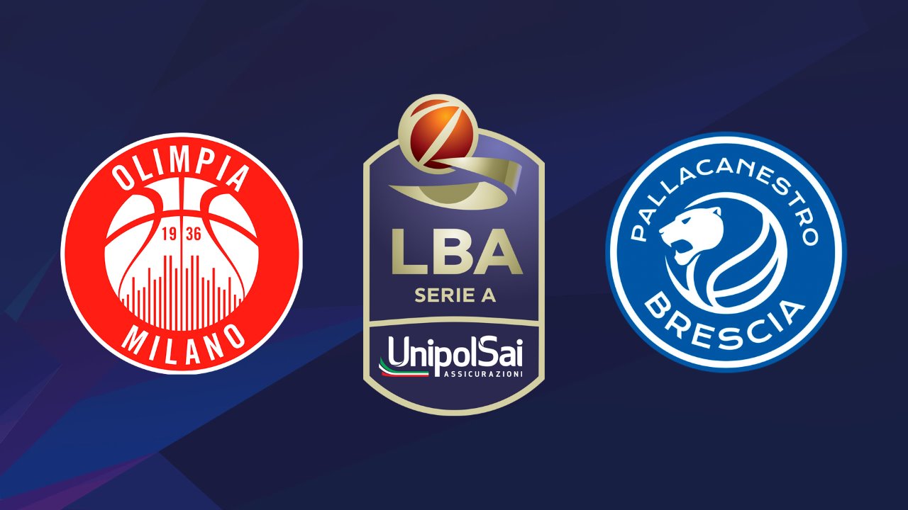 Olimpia Milano vs Pallacanestro Brescia poster