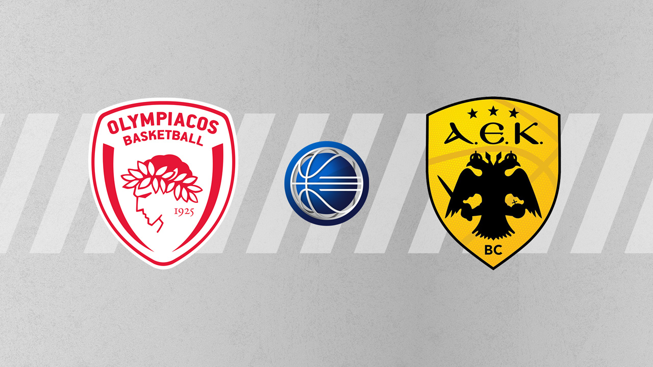 Olympiacos BC vs AEK BC poster