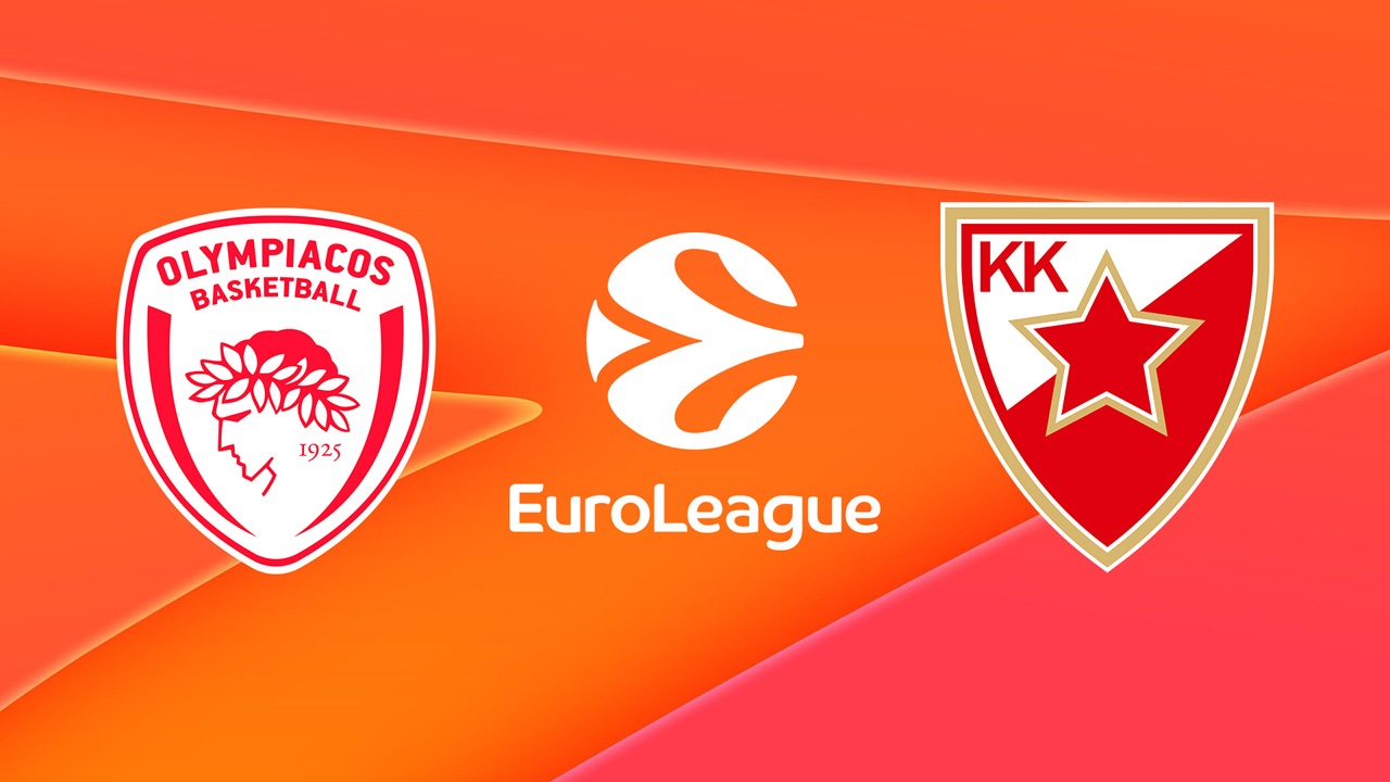 Olympiacos BC vs KK Crvena zvezda poster