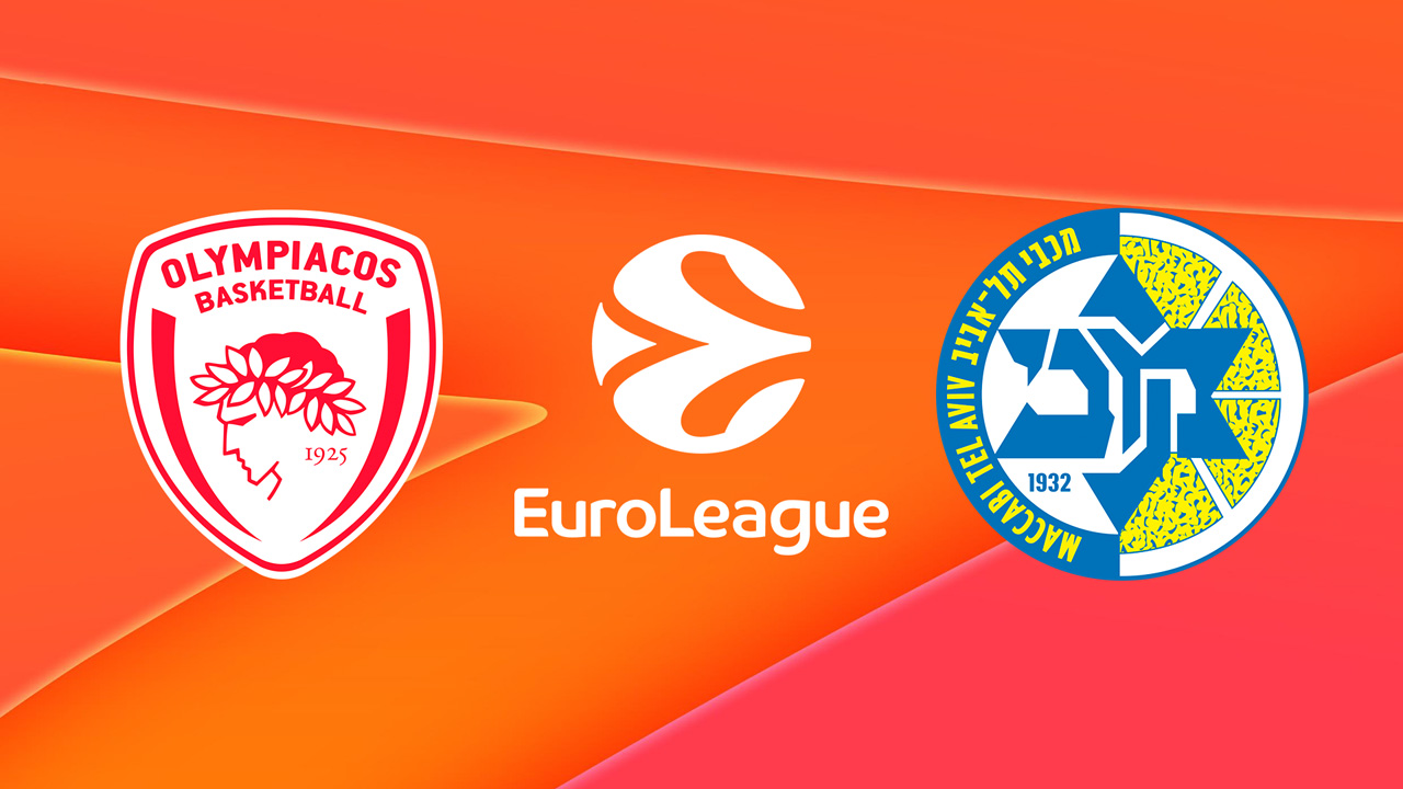 Olympiacos BC vs Maccabi Tel Aviv BC poster
