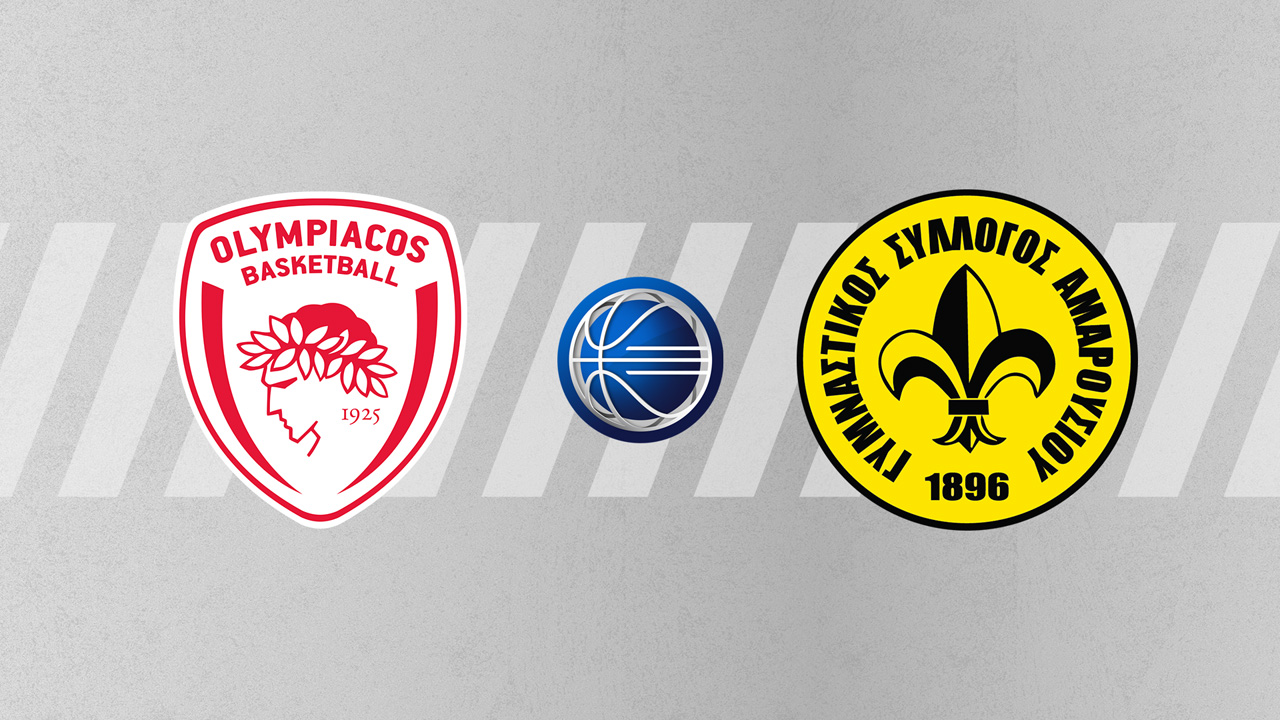Olympiacos BC vs Maroussi B.C. poster