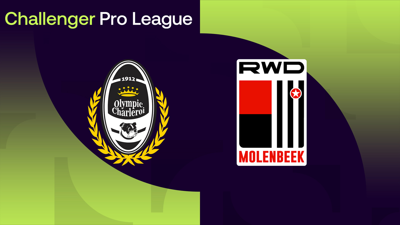 Olympic Charleroi vs RWDM Brussels poster