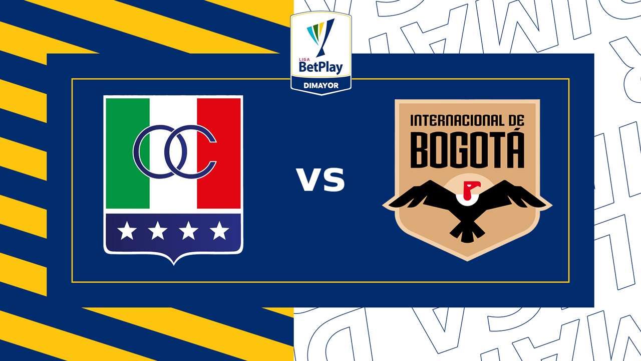 Once Caldas vs Internacional de Bogotá poster