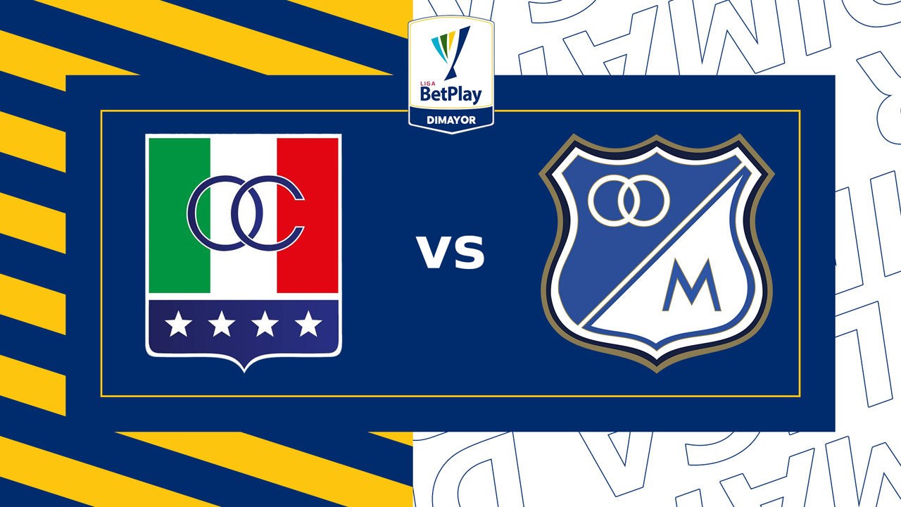 Once Caldas vs Millonarios poster