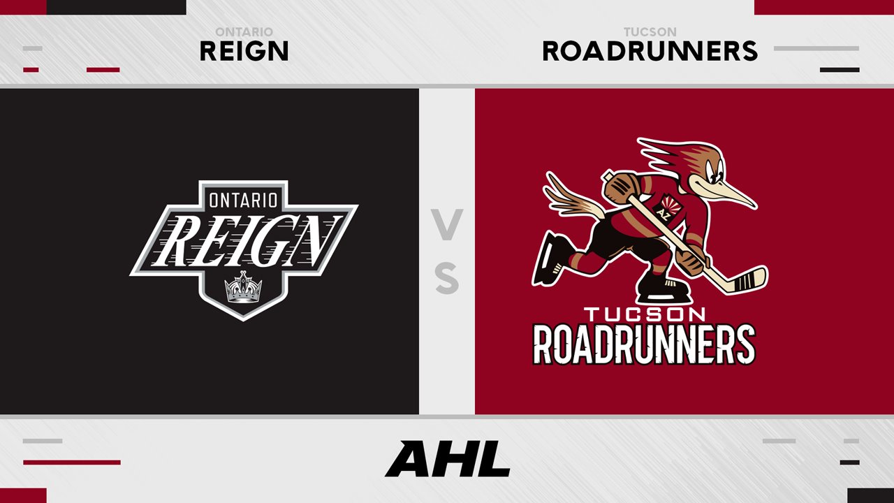 Ontario Reign vs Tucson Roadrunners poster