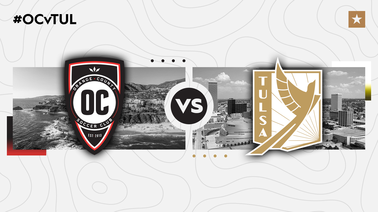 Orange County SC vs FC Tulsa poster