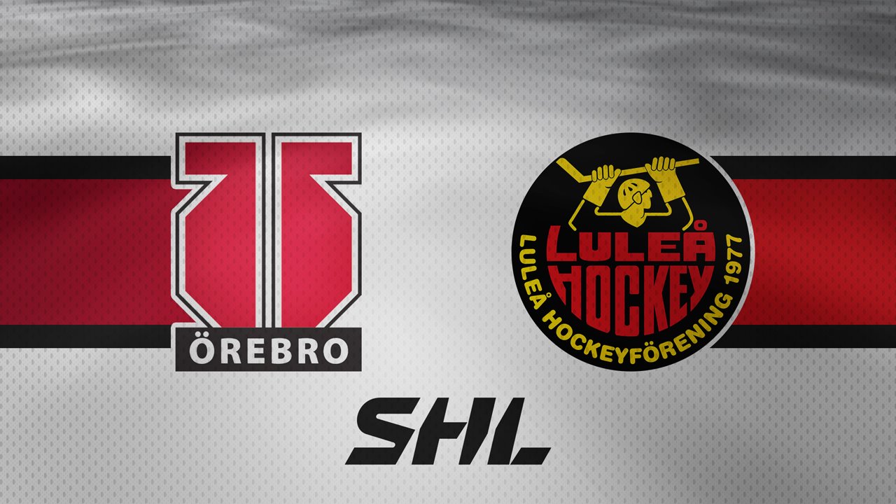 Örebro HK vs Luleå HF poster