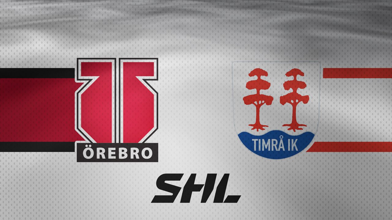 Örebro HK vs Timrå IK poster