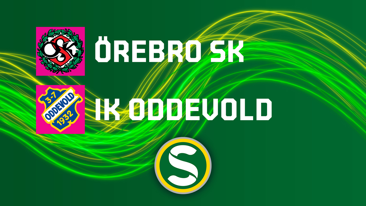 Örebro vs Oddevold poster