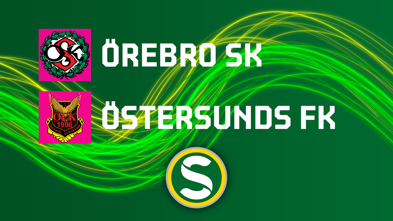 Örebro vs Östersund poster