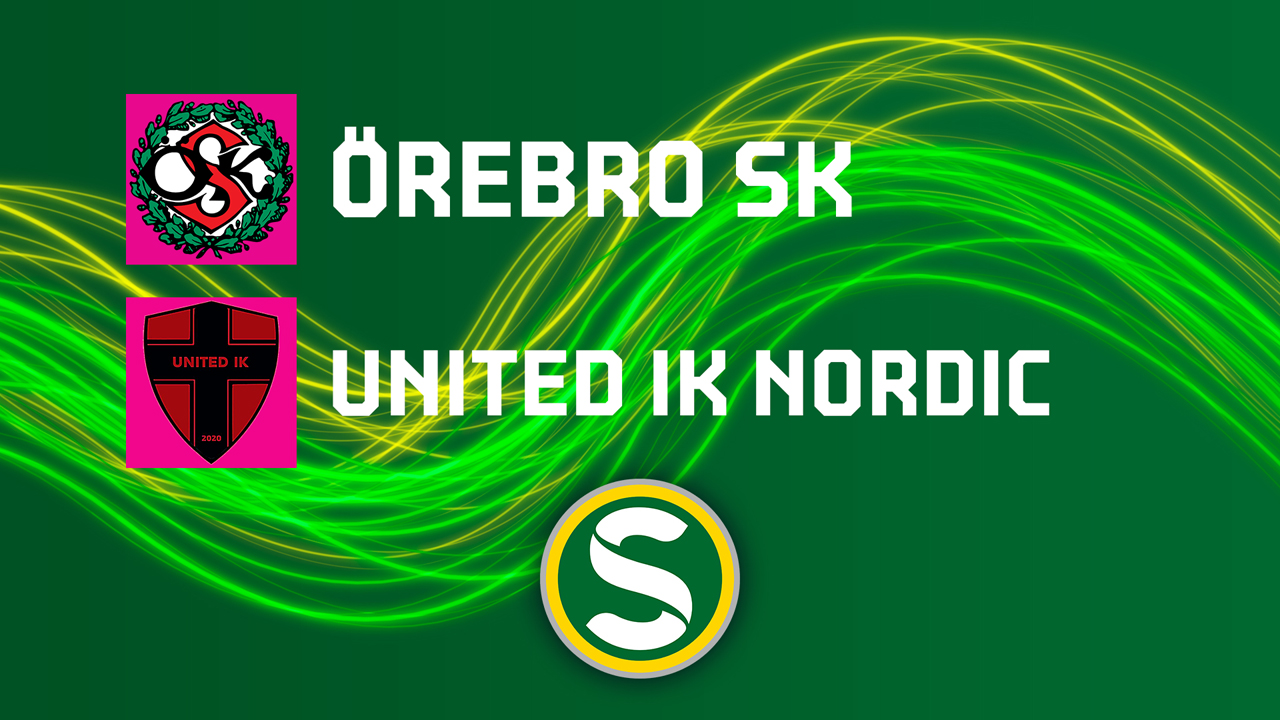 Örebro vs United Nordic poster