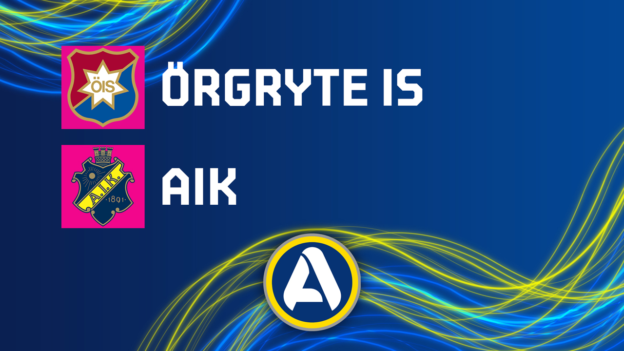 Örgryte vs AIK poster