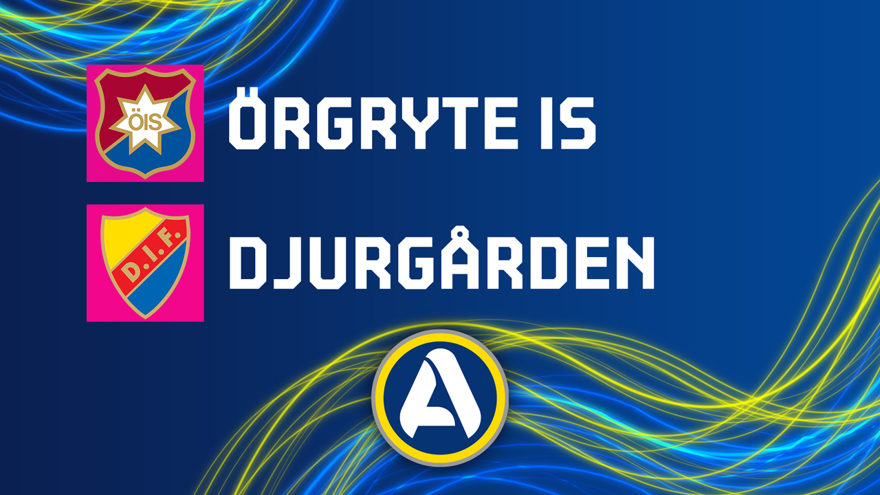 Örgryte vs Djurgården poster