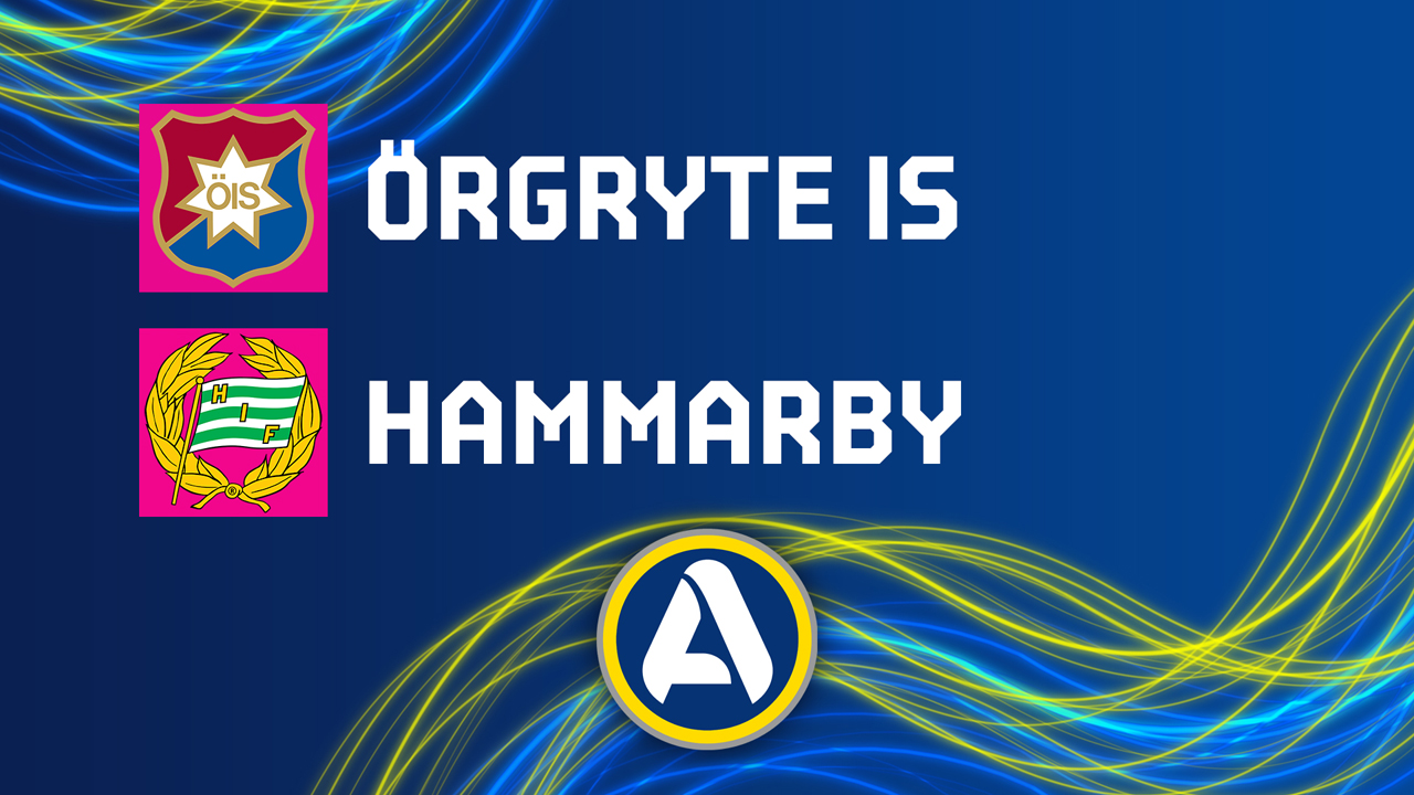 Örgryte vs Hammarby poster